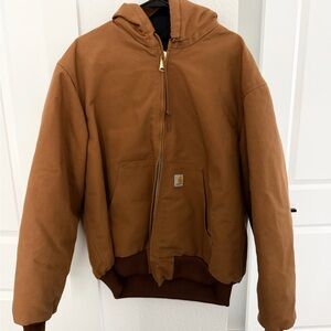 Carhartt Men's Tan Hooded Jacket
